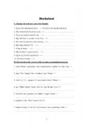 English Worksheet: Past Simple Tense