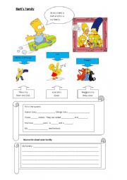 English Worksheet: Talking about family