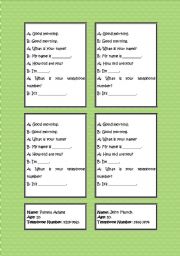 English worksheet: Asking Ages