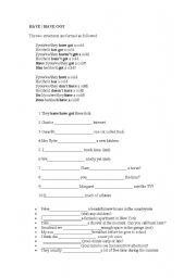 English worksheet: Have/has got