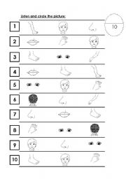 listeing body test