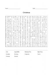 English Worksheet: Christmas