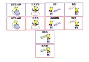 English worksheet: Irregular verbs past simple memory game