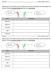 English worksheet: role play - negative questions