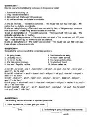 English Worksheet: READING PRACTICE