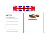 English Worksheet: English recipe