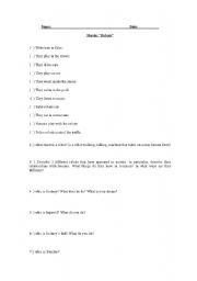 English Worksheet: MOVIE ROBOTS