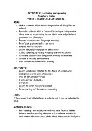 English Worksheet: WHAT CAN I DO ?