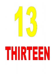 English Worksheet: numbers