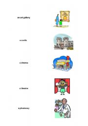 English worksheet: Memory - town