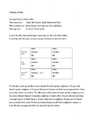 English worksheet: A Block of Flats