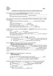 English Worksheet: AN ENGLISH EXAMINATION FOR HIGH SCHOOLS, GRADE 9