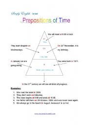 Prepositions of time