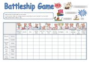 Battleship Game - Present Simple & Adverbs of Frequency