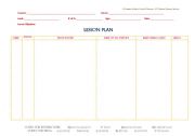 English Worksheet: LESSON PLAN TEMPLATE