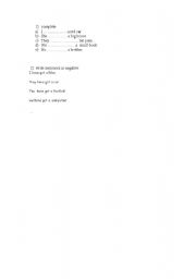 English worksheet: have got