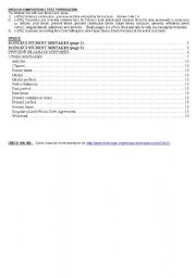 English Worksheet: common errors