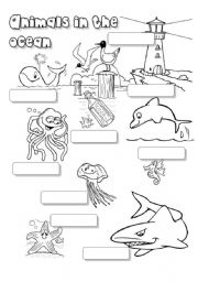 English Worksheet: Wild Animals - Picture Dictionary (2/2)