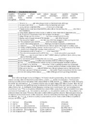 English Worksheet: vocabulary