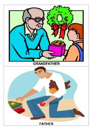 English Worksheet: Family flashcards