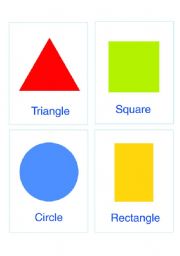 English Worksheet: Shapes