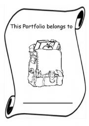 English Worksheet: My portfolio