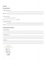 English Worksheet: kinder