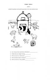 English Worksheet: Starters - Part 5 - Animals Vocabulary