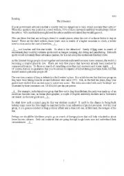 English Worksheet: Thrill Seekers