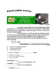 English Worksheet: TEST