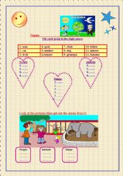 English worksheet: Nouns