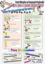 Past Simple vs Present Perfect Grammar Guide 3 Tenses contrast