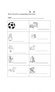 English worksheet: Visual discrimination