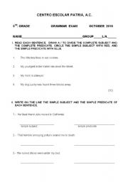 English Worksheet: Simple Past Tense