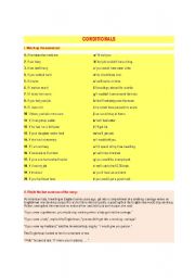 English worksheet: Conditionals