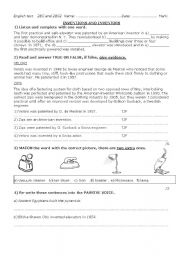 English Worksheet: testing passive voice 