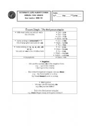 English Worksheet: Present Simple and Continuous