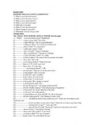 English Worksheet: grammar exercises