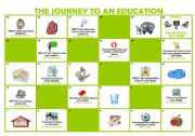 English Worksheet: The Journey to an Education