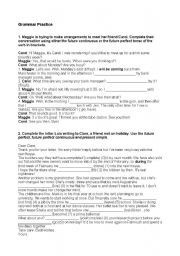 English Worksheet: grammar practice