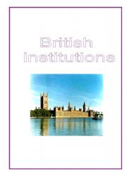English Worksheet: British institutions