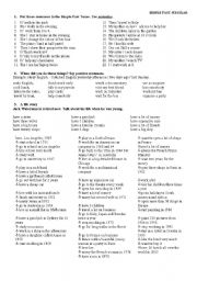 English Worksheet: Past Simple