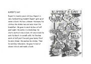 English Worksheet: ruperts day
