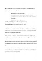 English worksheet:  Narrative Comprehension