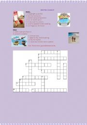English worksheet: Crossword Travelling