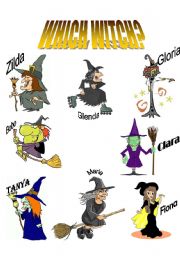 English worksheet: Which Witch?