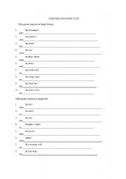English Worksheet: EXERCISES ON PASSIVE VOICE