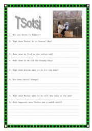 TSOTSI - Movie Activity