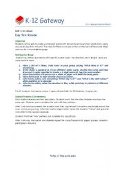 English Worksheet: lesson