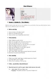 English Worksheet: Ghost Whisperer - Season 2 - Episode  20